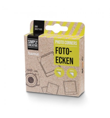 Cantos para Foto Auto-Adesivos 200un