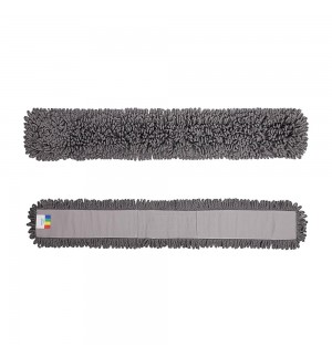 Mopa Comprida 100cm Microfibra Professional Cinza Recarga