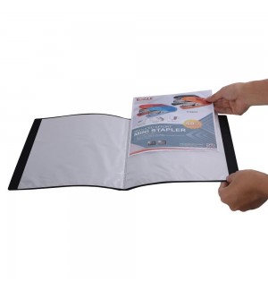 Pasta c/10 Bolsas 20 Páginas Catálogo Eagle Preto