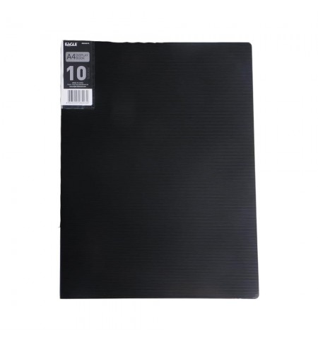 Pasta c/10 Bolsas 20 Páginas Catálogo Eagle Preto