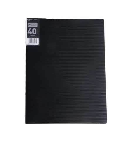 Pasta c/40 Bolsas 80 Páginas Catálogo Eagle Preto