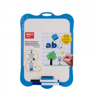 Quadro Branco Dupla-Face Apli 180x280mm 1un