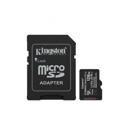 Cartão Memória micSDXC 128GB KINGSTON Canvas Select Plus