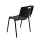 Cadeira de Visitante Iso em PP Preto
