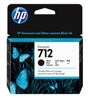 Tinteiro HP 712 Preto 3ED71A 80ml