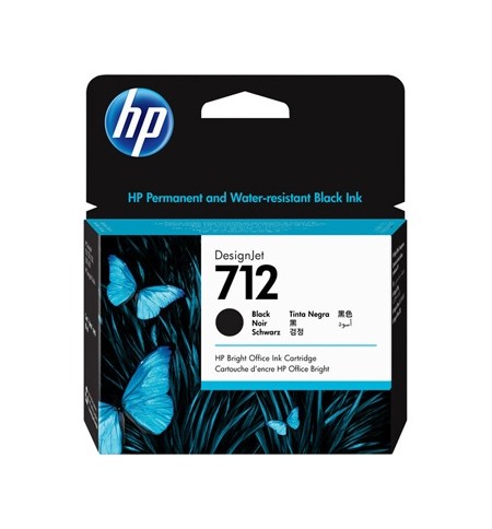Tinteiro HP 712 Preto 3ED71A 80ml