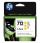 Pack Tinteiros HP 712 Amarelo 3ED79A 29ml 3un