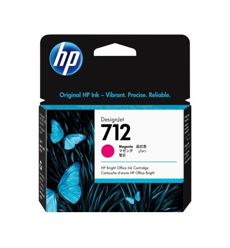 Tinteiro HP 712 Magenta 3ED68A 29ml