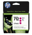 Pack Tinteiros HP 712 Magenta 3ED78A 29ml 3un