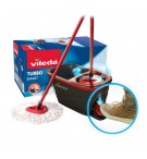 Balde com Pedal e Esfregona Vileda Turbo Smart