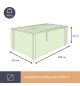 Cobertura de Exterior para Mesas Até 220cm - 225x105x75cm