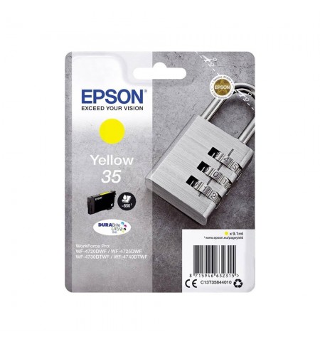 Tinteiro Epson 35 Amarelo C13T35844010 9,1ml 650 Pág.