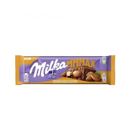 Tablete Chocolate Milka Amêndoas Inteiras 270g
