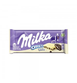 Tablete Chocolate Milka Oreo Branco 100g