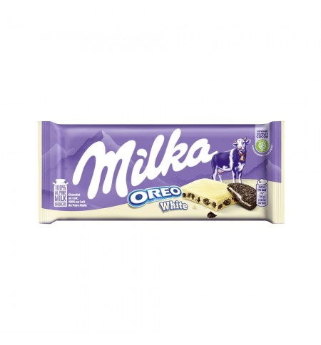 Tablete Chocolate Milka Oreo Branco 100g