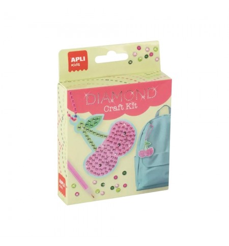 Kit Craft Adereço Diamond Cereja Apli Kids