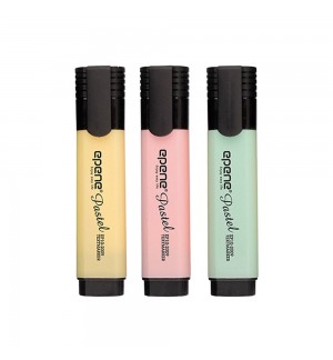 Marcador Fluorescente Epene Pastel 3 Cores 3un