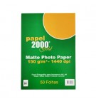 Papel A4 150g InkJet 2000 Foto Matte 50 Folhas
