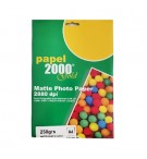 Papel A4 250g InkJet 2000 Foto Matte 20 Folhas