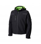 Casaco Soft Shell Capuz L NERI NEW LUCERNA Preto