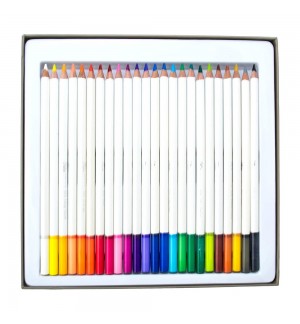 Lápis Cor 24un Cx Metal Dong-A Fable 18cm