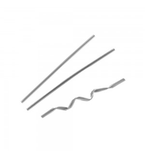 Fecho para Bolsa 9,5cm Prateado Metal 100un