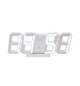 Relógio LED 3D Digitos Brancos