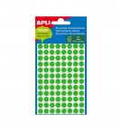 Etiquetas Redondas 08mm Verde Apli 2047 288un