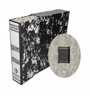 Pasta+Caixa Arquivo Definitivo AZ L76 350x240 Preto 1un