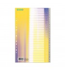 Separadores A4 Plástico Cinza (1 a 31)