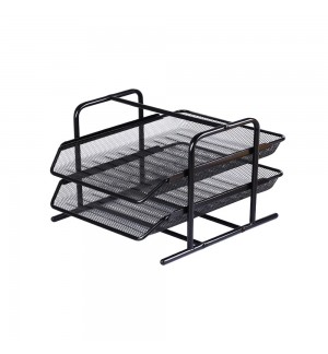 Tabuleiro Secretária 2 Gavetas Rede Preto