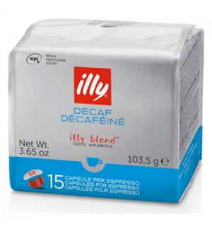 Café Cápsulas MPS ILLY Descafeinado 15un