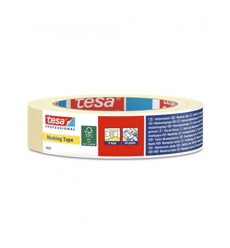 Fita Adesiva Crepe 25mmx50m Tesa Professional 4323