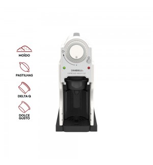 Máquina Café Multi-Cápsulas 3 em 1 Dimobilli D2 Branca