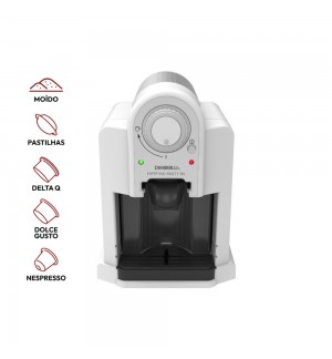 Máquina Café Multi-Cápsulas 5 em 1 Dimobilli D6 Branca