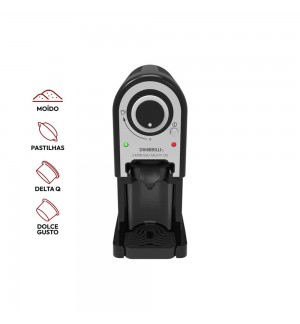 Máquina Café Multi-Cápsulas 3 em 1 Dimobilli D5 Preta