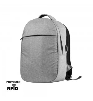 Mochila Portátil 15.0 Rigal RFID Cinza