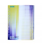 Separadores A4 Plástico Cinza (A a Z)