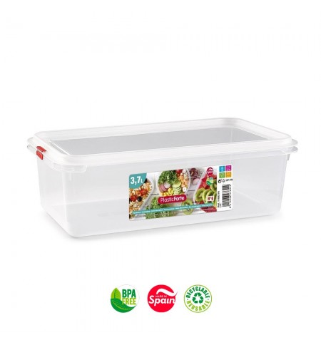 Caixa Hermética Hotelaria Frost Nº6 3,7L Transparente