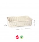 Caixa Multiusos Nature Eco Nº2 17,5x25,5x6,5cm Bege