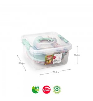 Conjunto Piquenique 31 Peças Reutilizavel Sortido 5L