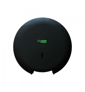 Dispensador Papel Higiénico Jumbo EcoLuxe Losdi Preto Mate