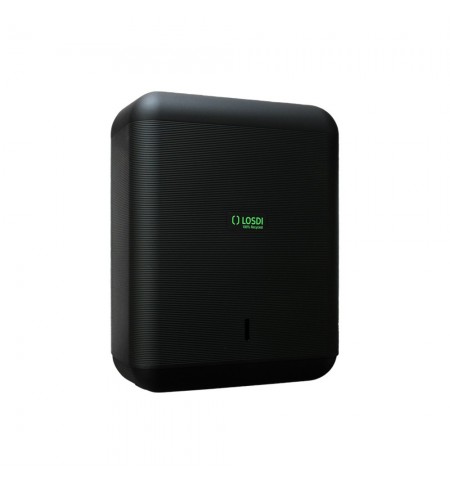 Dispensador Toalhas Mão Zig-Zag EcoLuxe Losdi Preto Mate