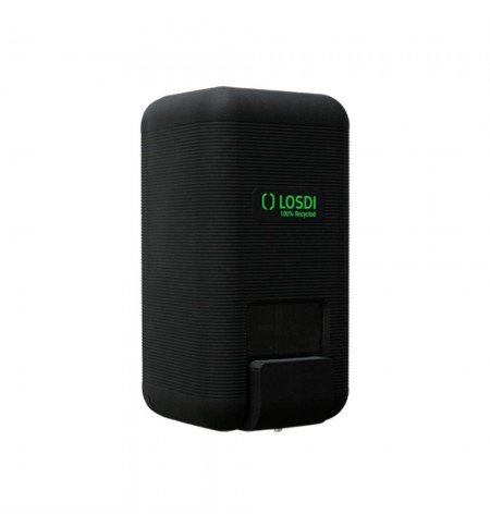 Saboneteira Enchimento Plástico EcoLuxe Losdi Preto Mate 1L