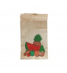 Bolsa Papel para Fruta 20x9x32cm até 2Kg c/Cordel 75un