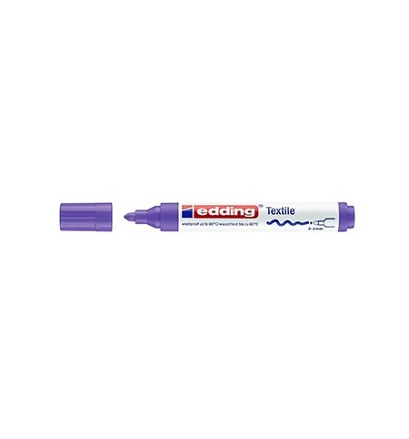 Marcador Tecidos Edding 4500 2-3mm Violeta Neon 1un