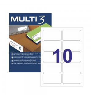 Etiquetas 099,1x057mm 100Fls Multi3 1000un