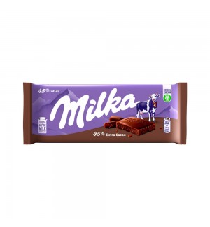 Tablete Chocolate Milka Extra Cacau 90g