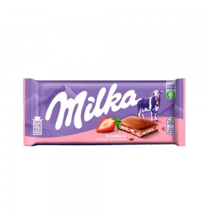 Tablete Chocolate Milka Morango 100g