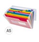 Pasta Classificadora com Fole PP A5 Transparente